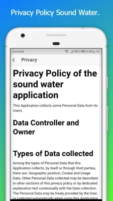 Sound Water android App screenshot 0