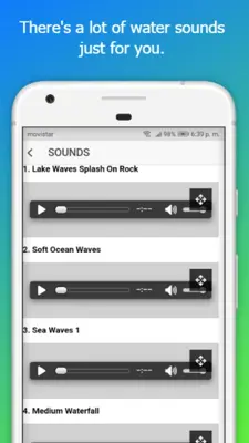 Sound Water android App screenshot 1